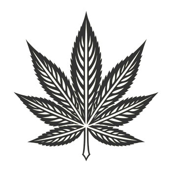 Hybrid Cannabis Leaf